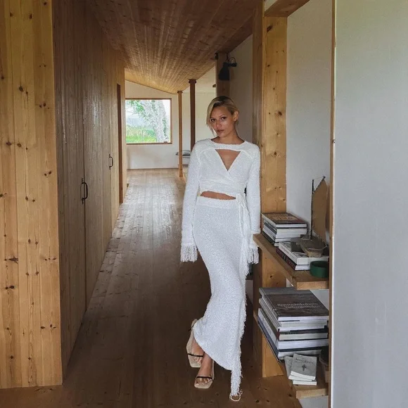 RARE NA-KD Faux Fur Sole Strappy Heels - Picture 2 of 16